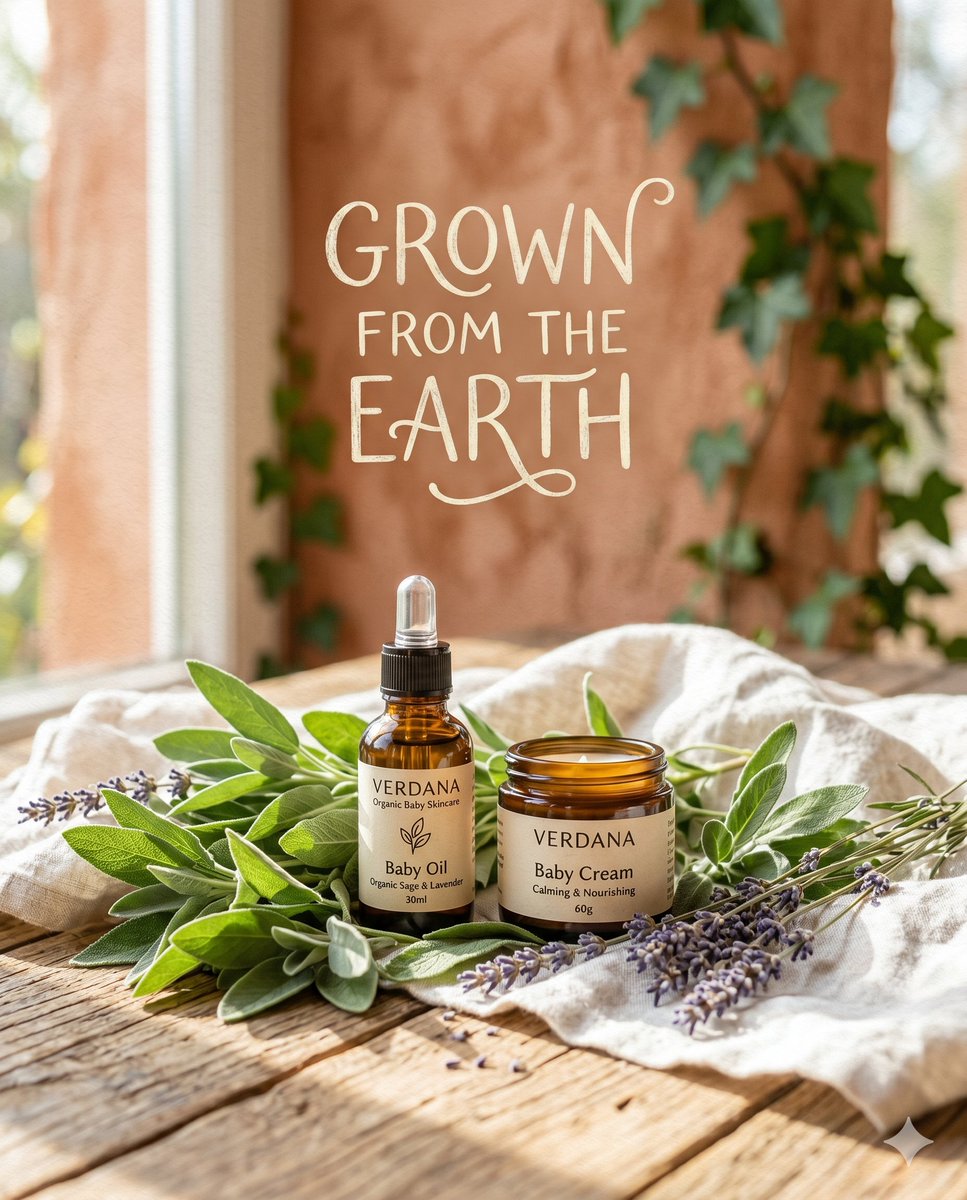 Organic Skincare Product Advertisement AI image template preview