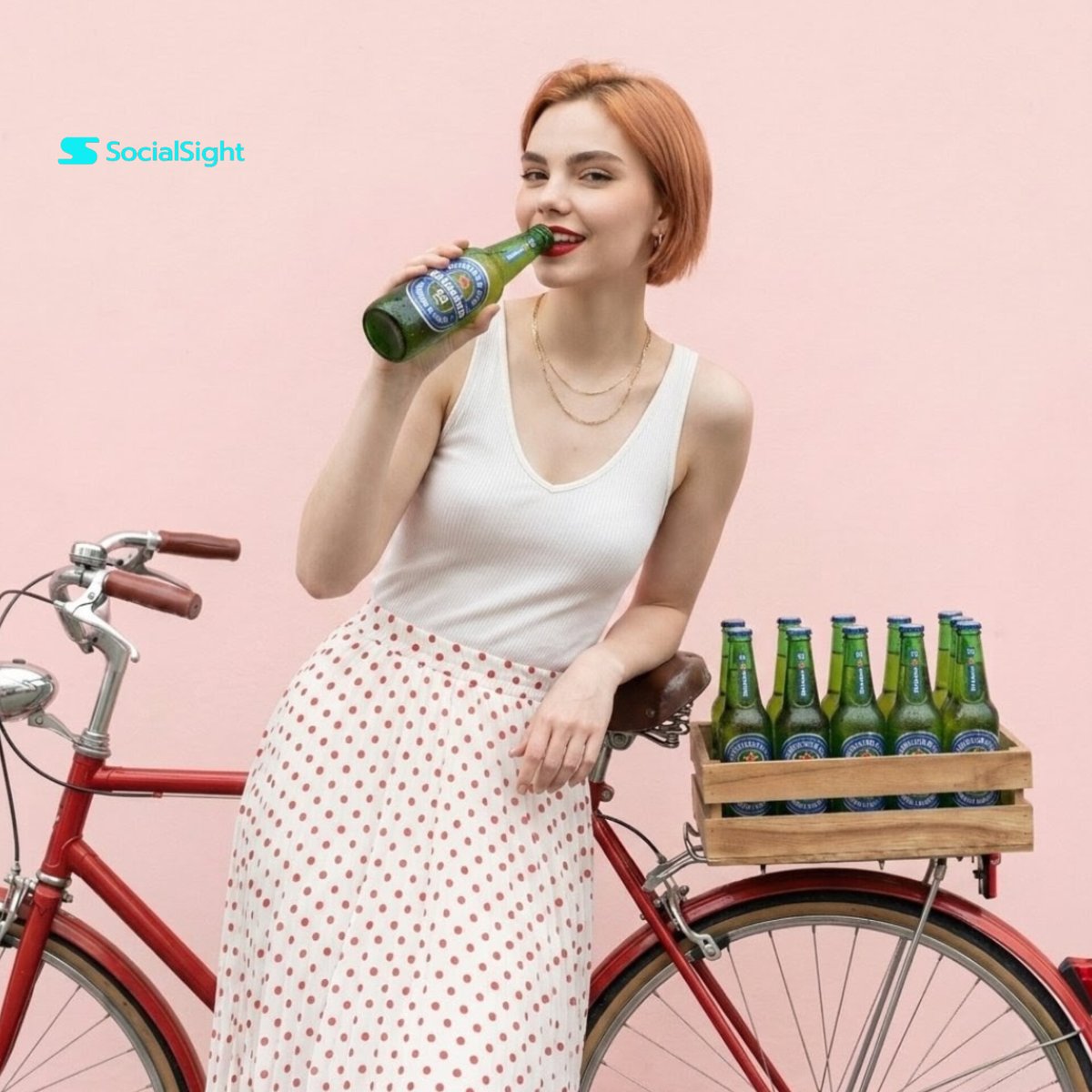 Commercial Beverage Lifestyle Shot AI image template preview