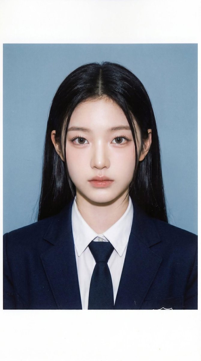 School ID Photo Portrait AI image template preview