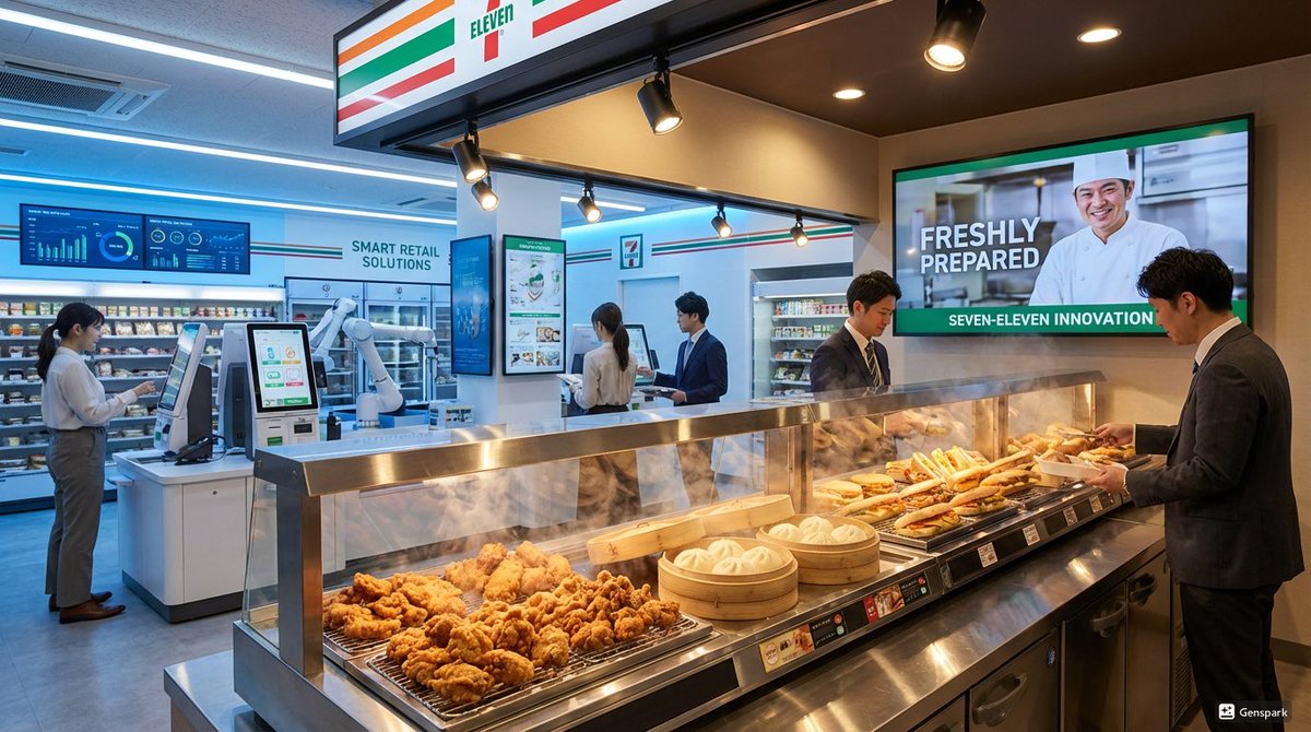 Futuristic store visualization AI image template preview