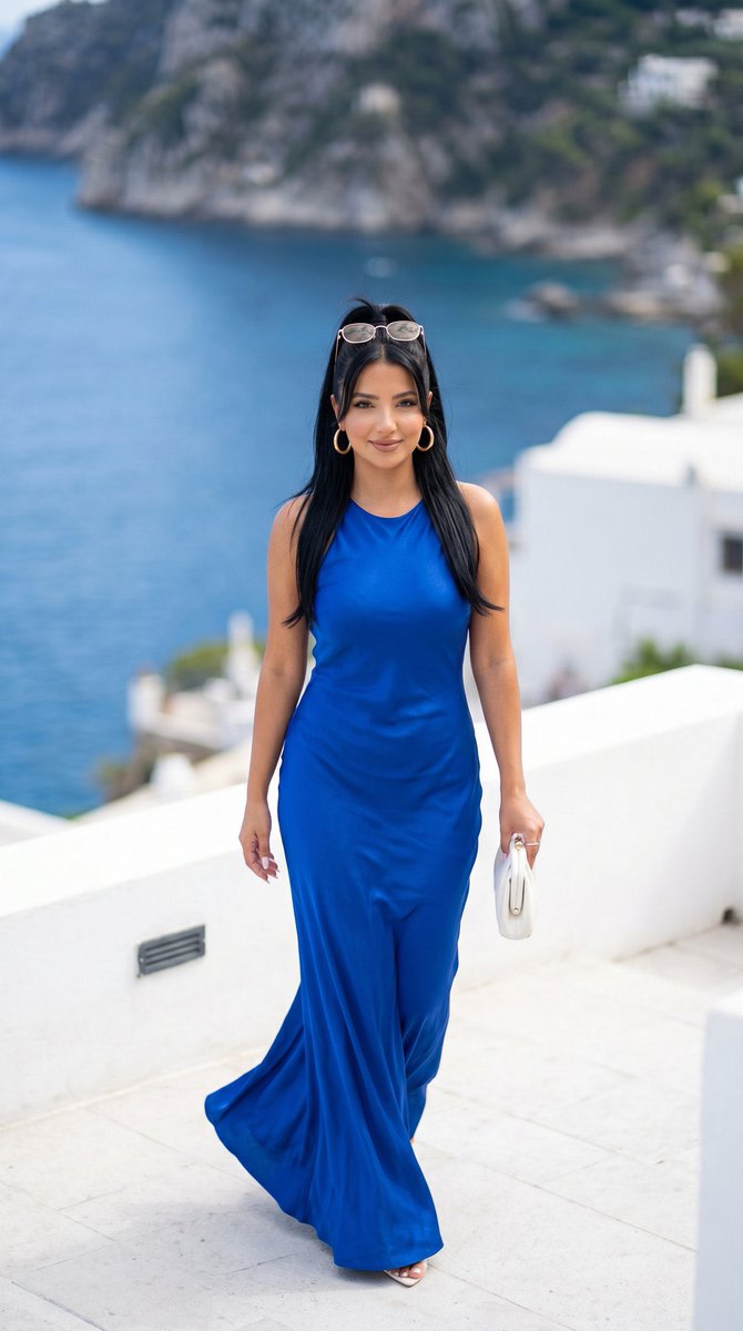 Mediterranean Luxury Editorial AI image template preview