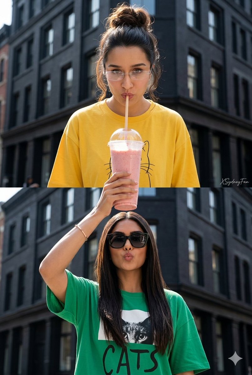 Surreal Lifestyle Diptych AI image template preview