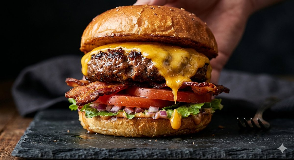 Macro Food Advertisement Photography AI image template preview