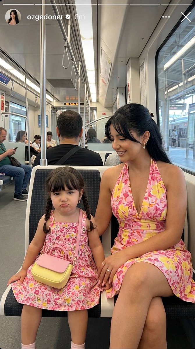 Instagram Story Train Candid AI image template preview