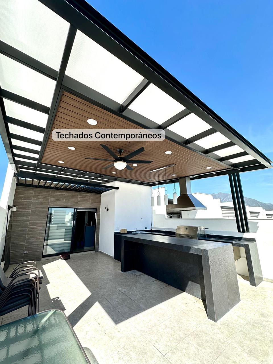 Detalle de estructura metálica premium