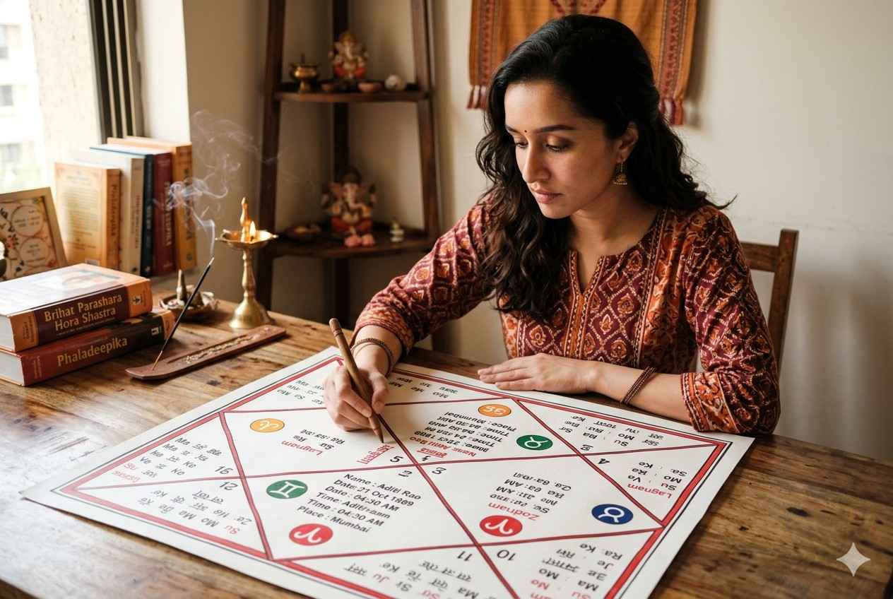 shraddha kapoor birth chart astrology insights
