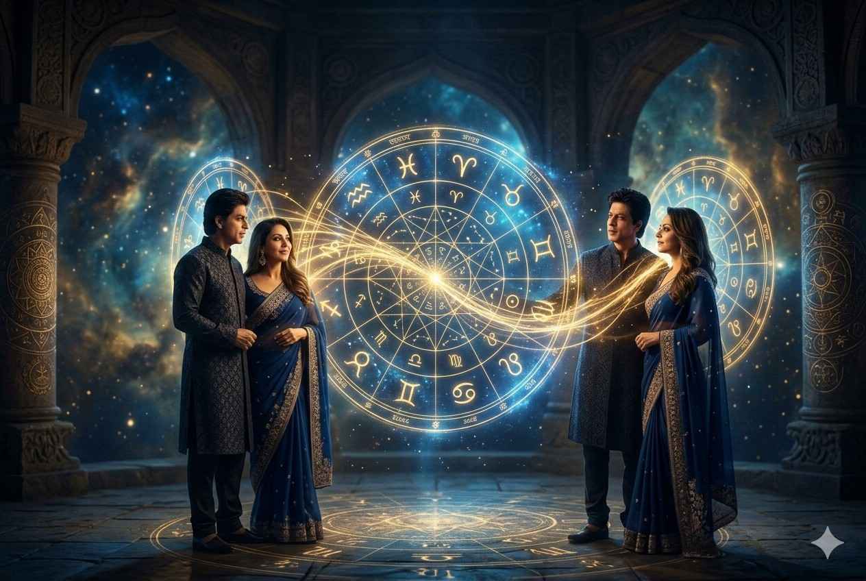 shah rukh khan gauri khan love horoscope