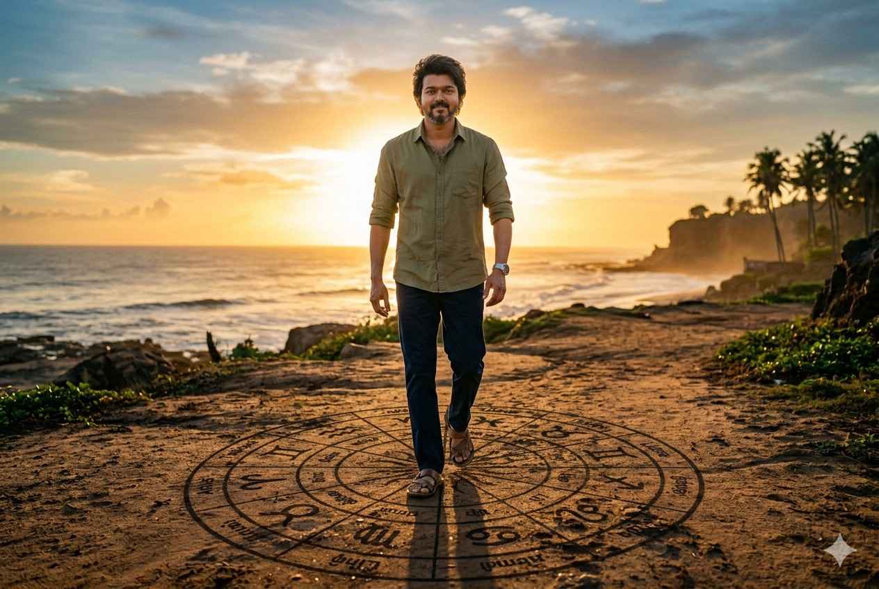 Vijay Thalapathy horoscope birth chart planetary analysis