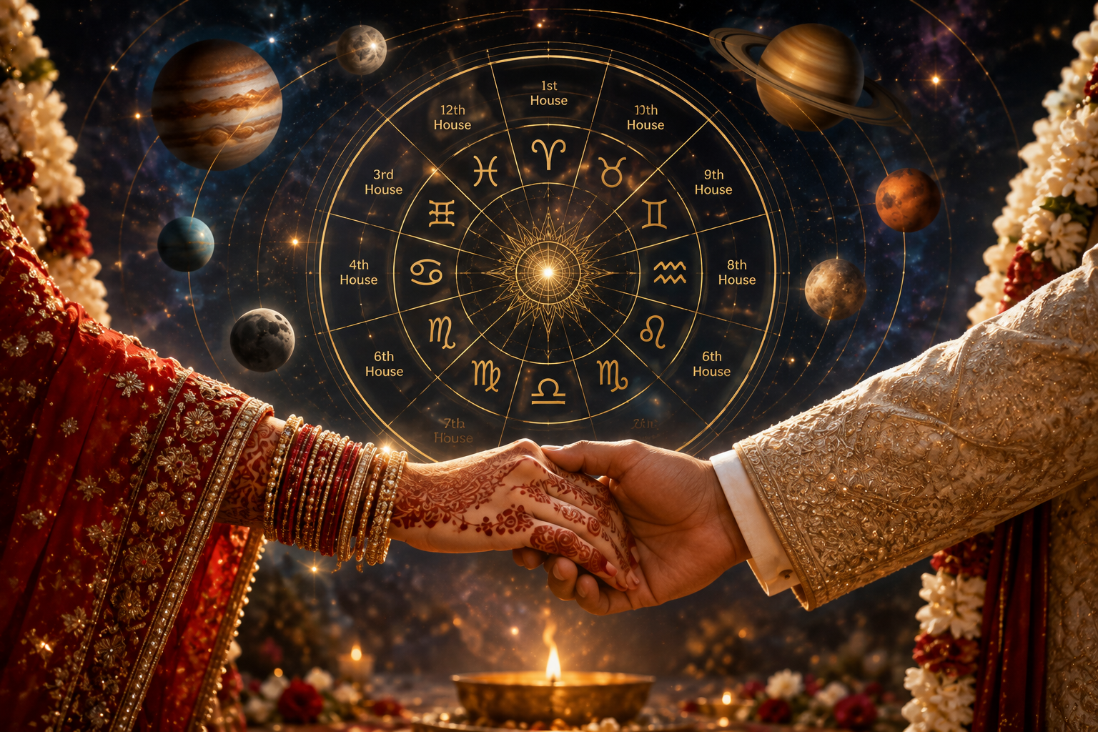 Marriage in Astrology: Planets and Houses