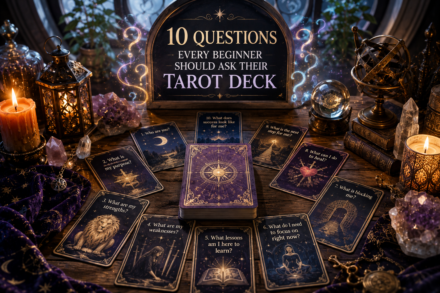 10 Questions Every Beginner Should Ask Their Tarot Deck