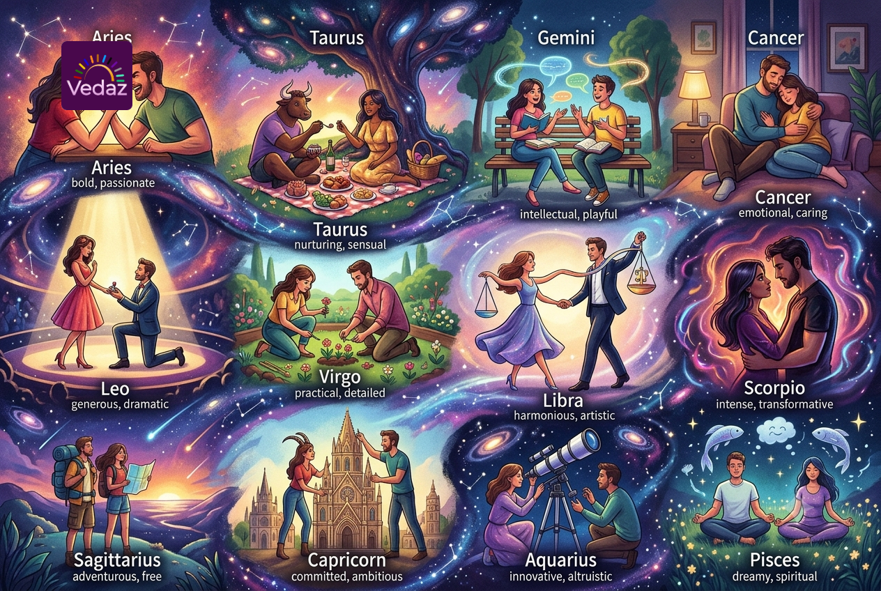 Ways of loving of each zodiac sign