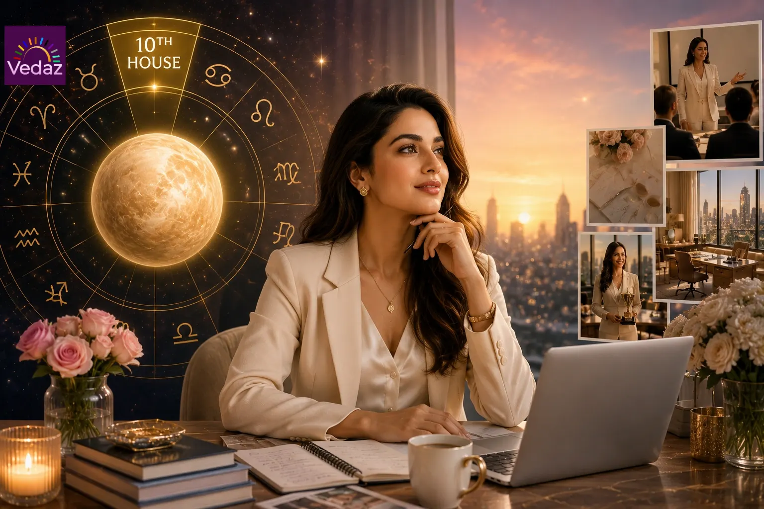 Effects of Venus in 10th House on Career