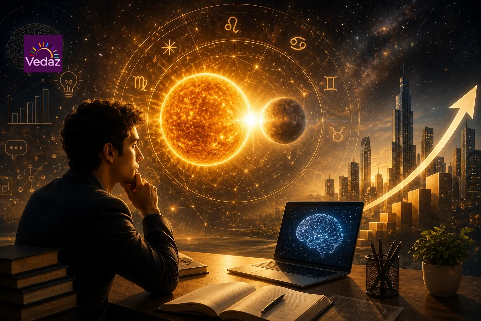 Sun and Mercury Conjunction and Its Impact on Intelligence and Career