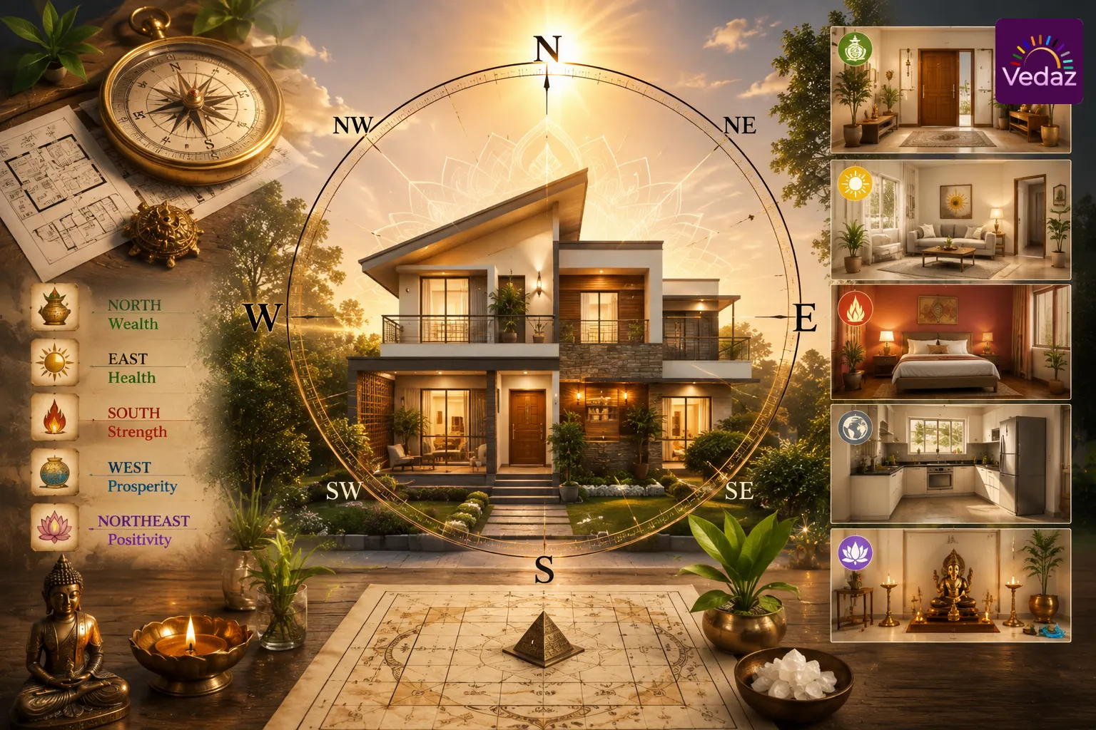 Vastu for Home Explained: Best Directions, Room Placement & Easy Fixes