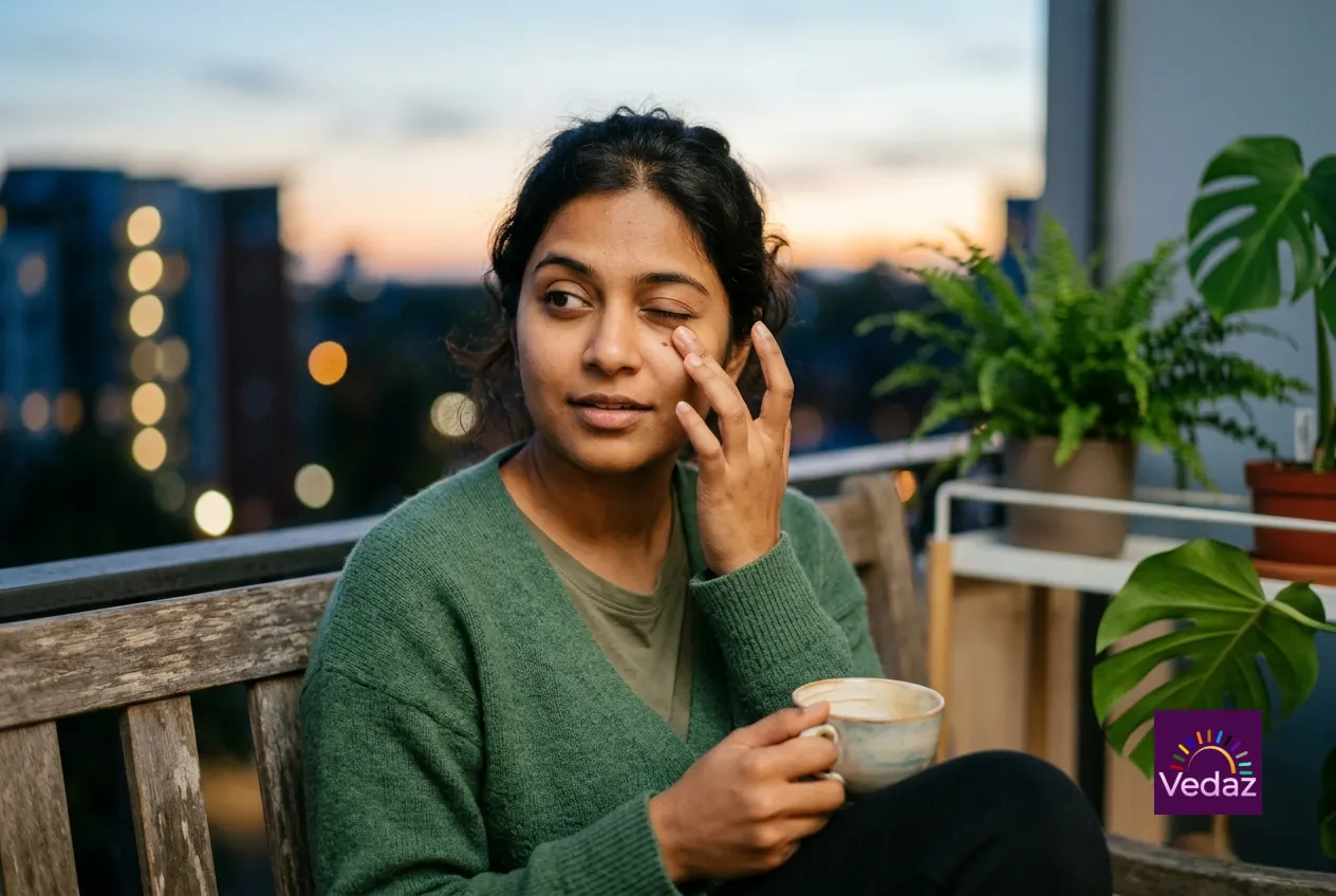 Left Eye Blinking for a Female: Good News or Warning
