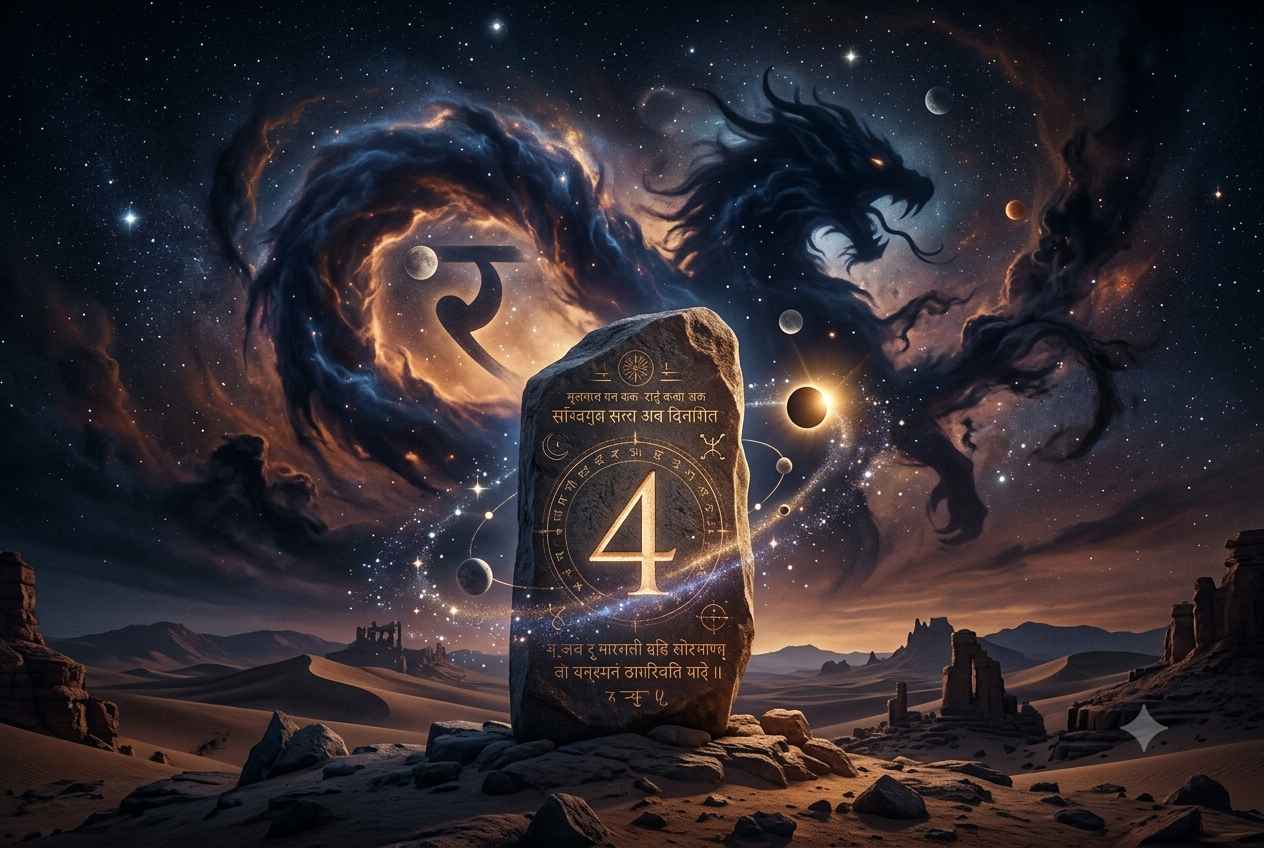 Mulank 4 — The Number of Rahu