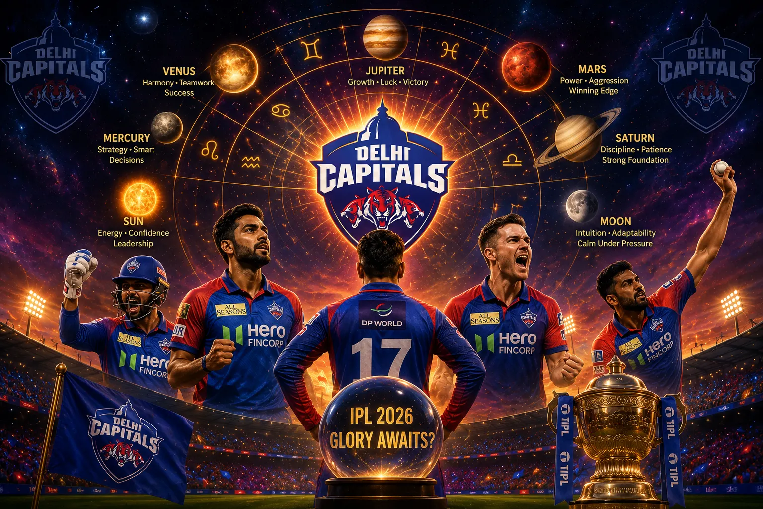 Are the Planets Favoring Delhi Capitals in IPL 2026?