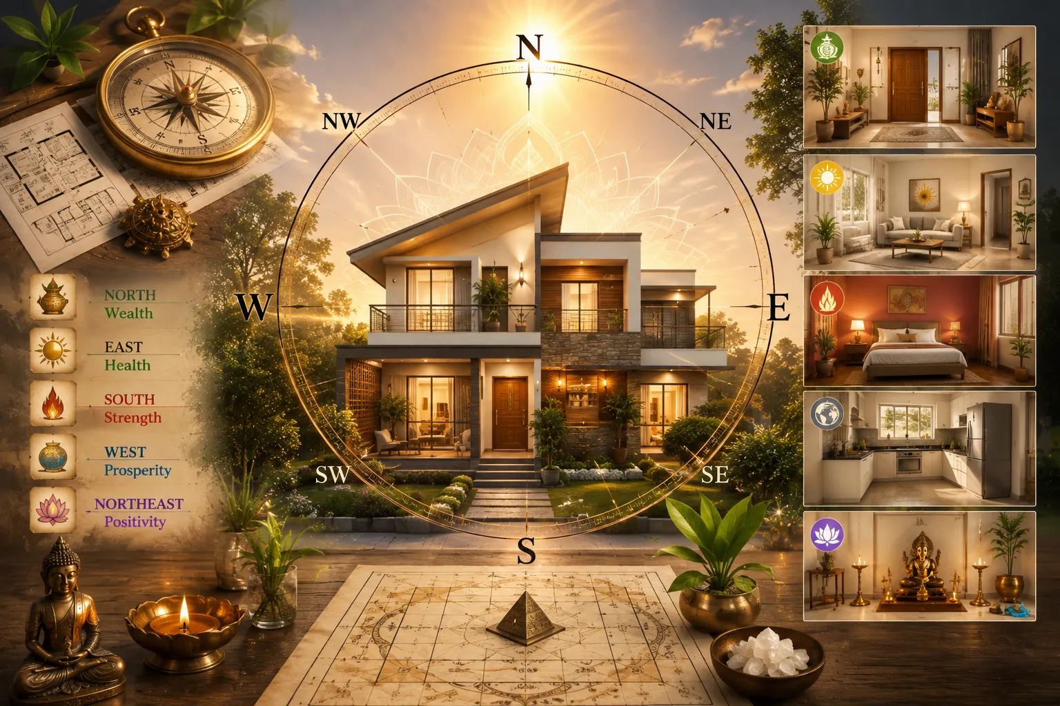 Vastu for Home Explained: Best Directions, Room Placement & Easy Fixes