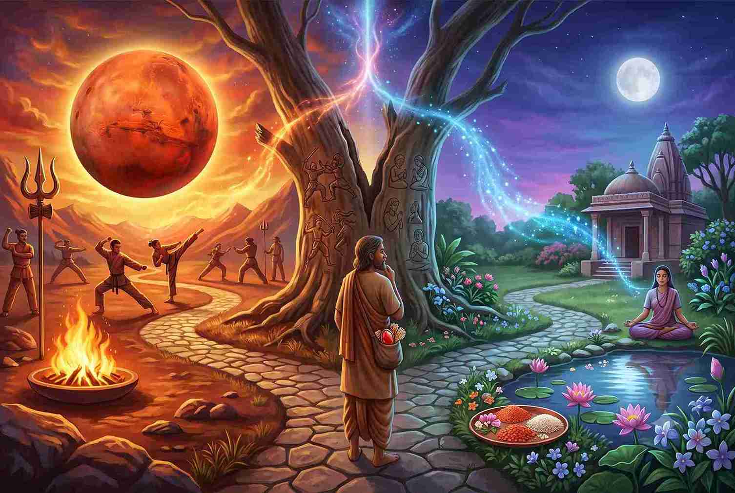 Mangal (Mars) Remedies — Strengthening or Pacifying Mars