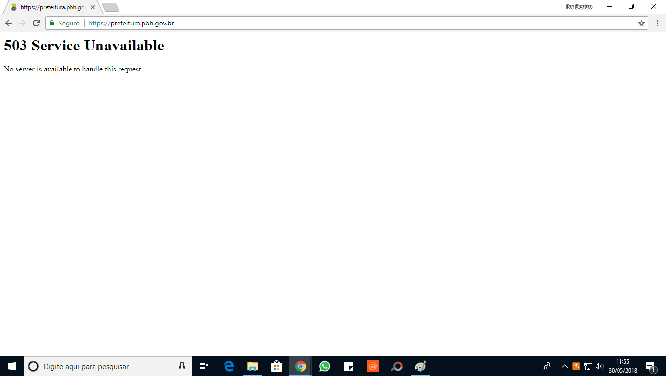 Sites da Prefeitura de BH são alvo de hackers 2 pbh1 utp6bp
