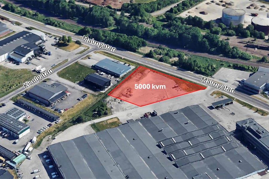 Tomt/mark på Malmgatan 33, Norrköping