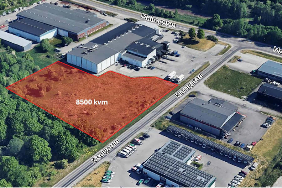 Tomt/mark på Kiselgatan 1, Norrköping