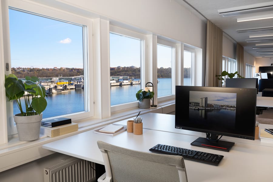Coworking-plats på Hangövägen 29, Stockholm