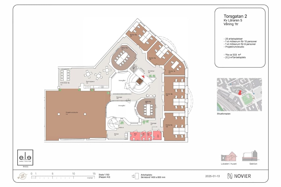 Kontorslokal på Torsgatan 2, Stockholm – bild 2