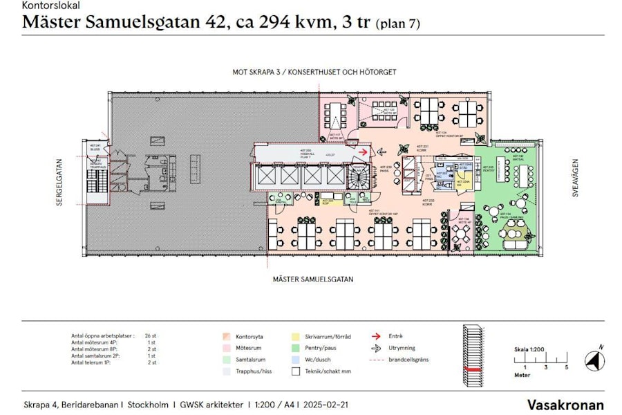 Kontorslokal på Mäster Samuelsgatan 42 - Hötorgsskrapa 4, Stockholm