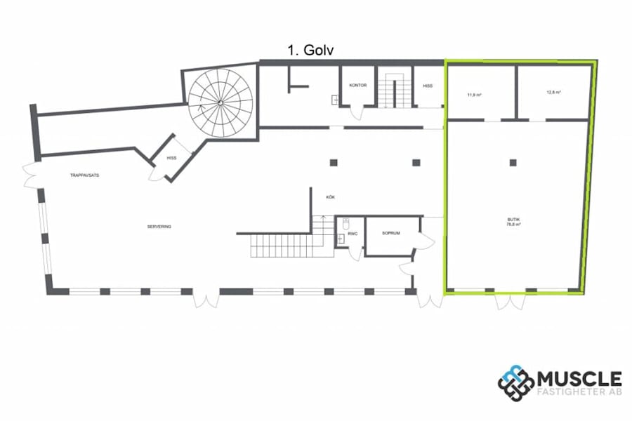 Butikslokal på Storgatan 13, Halmstad – bild 4
