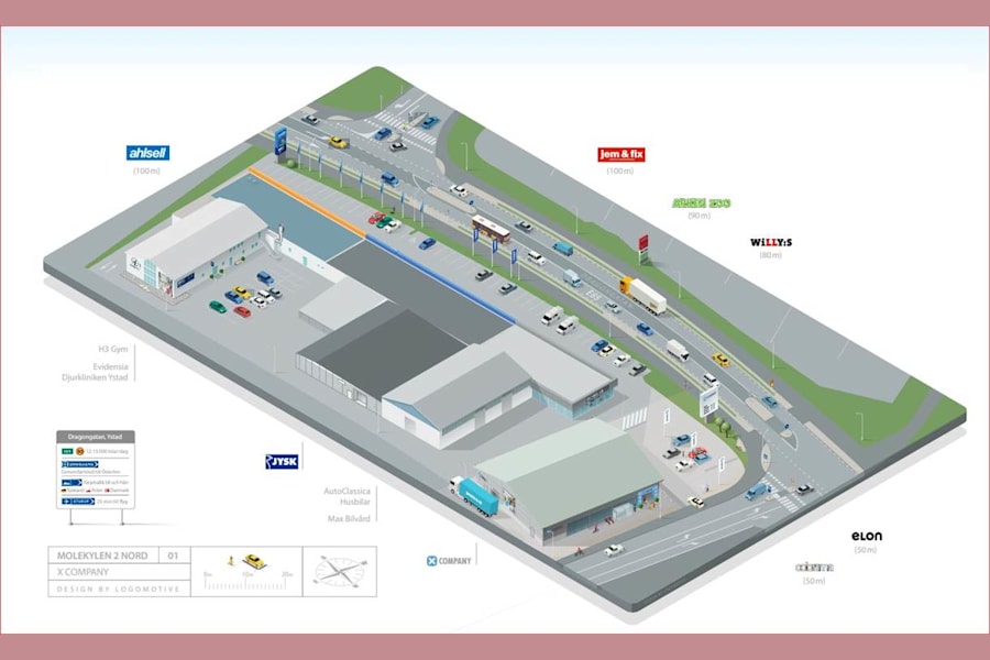 Butikslokal på Dragongatan 52, Ystad