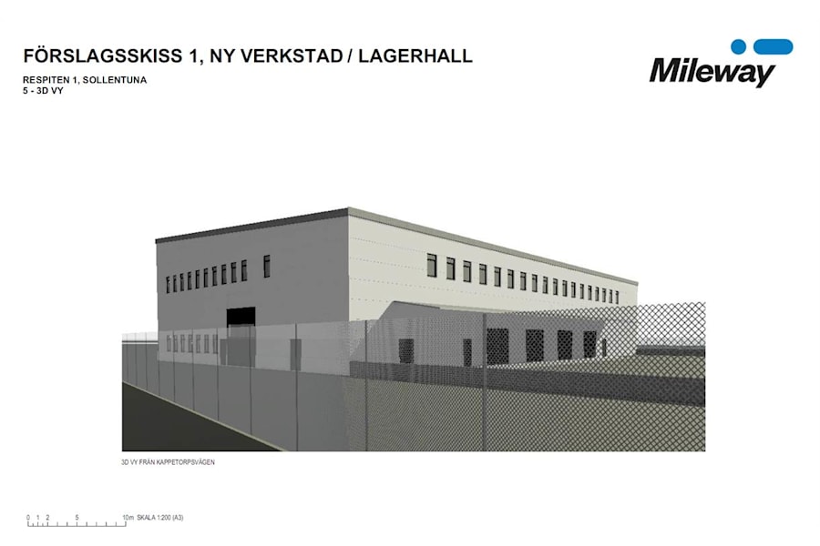 Industrilokal på Kappetorpsvägen 3, Sollentuna