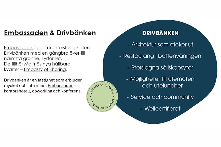 Coworking-plats på Hyllie Stationsväg 41, Malmö – bild 3