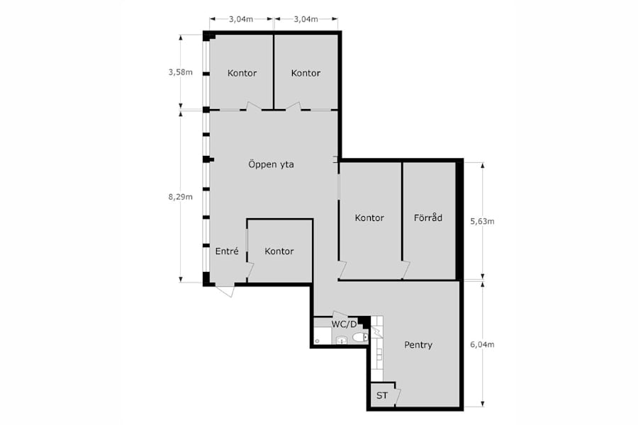 Kontorslokal på Kontrabasgatan 11, Västra Frölunda – bild 2