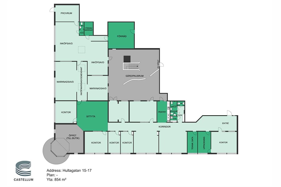 Kontorslokal på Hultagatan 15-17, BORÅS – bild 2