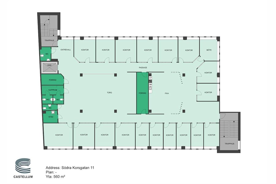 Kontorslokal på Södra Korsgatan 11, BORÅS – bild 2