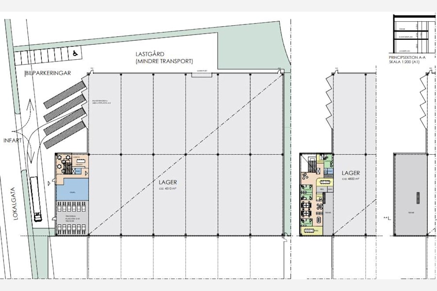 Lagerlokal på Dokumentvägen/Flygstaden, Kalmar