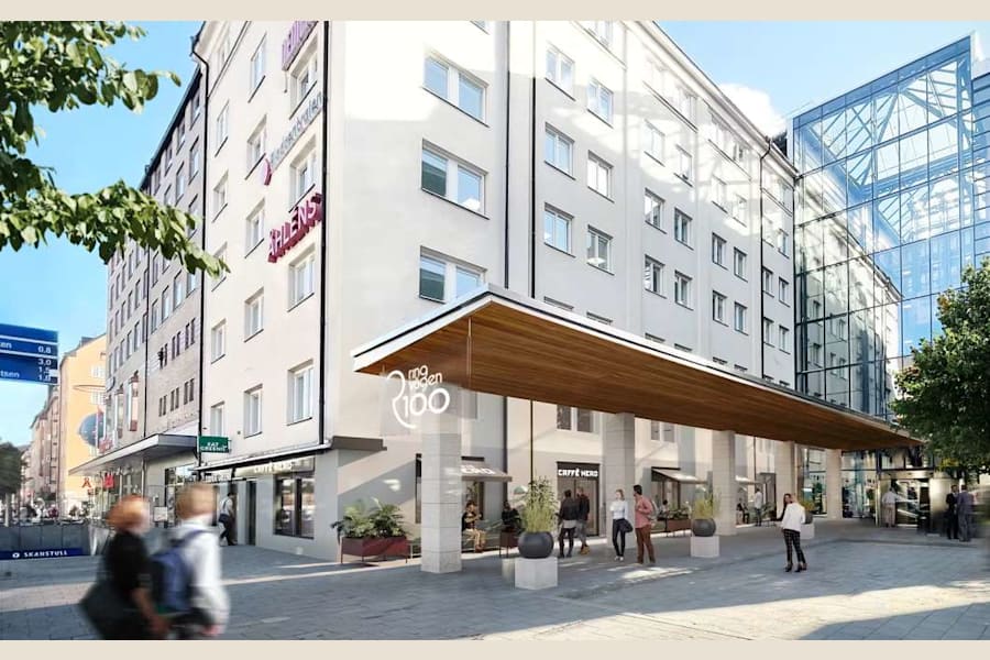 Coworking-plats på Ringvägen 100, Stockholm