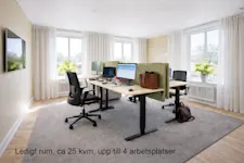 Coworking-plats på Stjärnplan 3, Malmö
