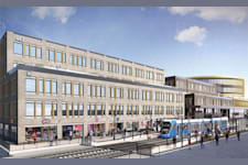 Köpsvängen 34 - Hangar 5 - Norra vingen där lokalen är belägen i markplan