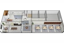 Lännavägen 64 - Huskropp 2 - 270-550 m2 3-D rendering