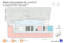 Mäster Samuelsgatan 45 - Planritning plan 2