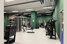 Solna strandväg 78 - Gym med gruppträning för Vasakronans hyresgäster i Solna strand.