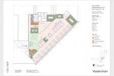 Knarrarnäsgatan 7 - Kista Entré, plan 10 - Ritning Kista Entré, Hus 1, plan 10, ca 829 kvm, 14531-F0026