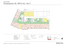 Kungsgatan 12 - Planritning Kungsgaqtan 18 388 kvm, våning 2.