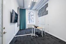 Linnégatan 87 A - I lokalen finna olika storlekar på rum för arbete och möten.