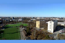 Sankt Göransgatan 126 - Utsikt från takterrassen för husets hyresgäster