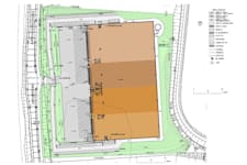 Södra Stigamovägen 11 - Situationsplan med exempelindelning