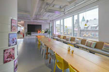 Rådmansgatan 16 - Långbord för arbete, workshop eller gemensam lunch.