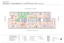 Kontorslokal på Sveavägen 17 Hötorgsskrapa 1, Stockholm – bild 12
